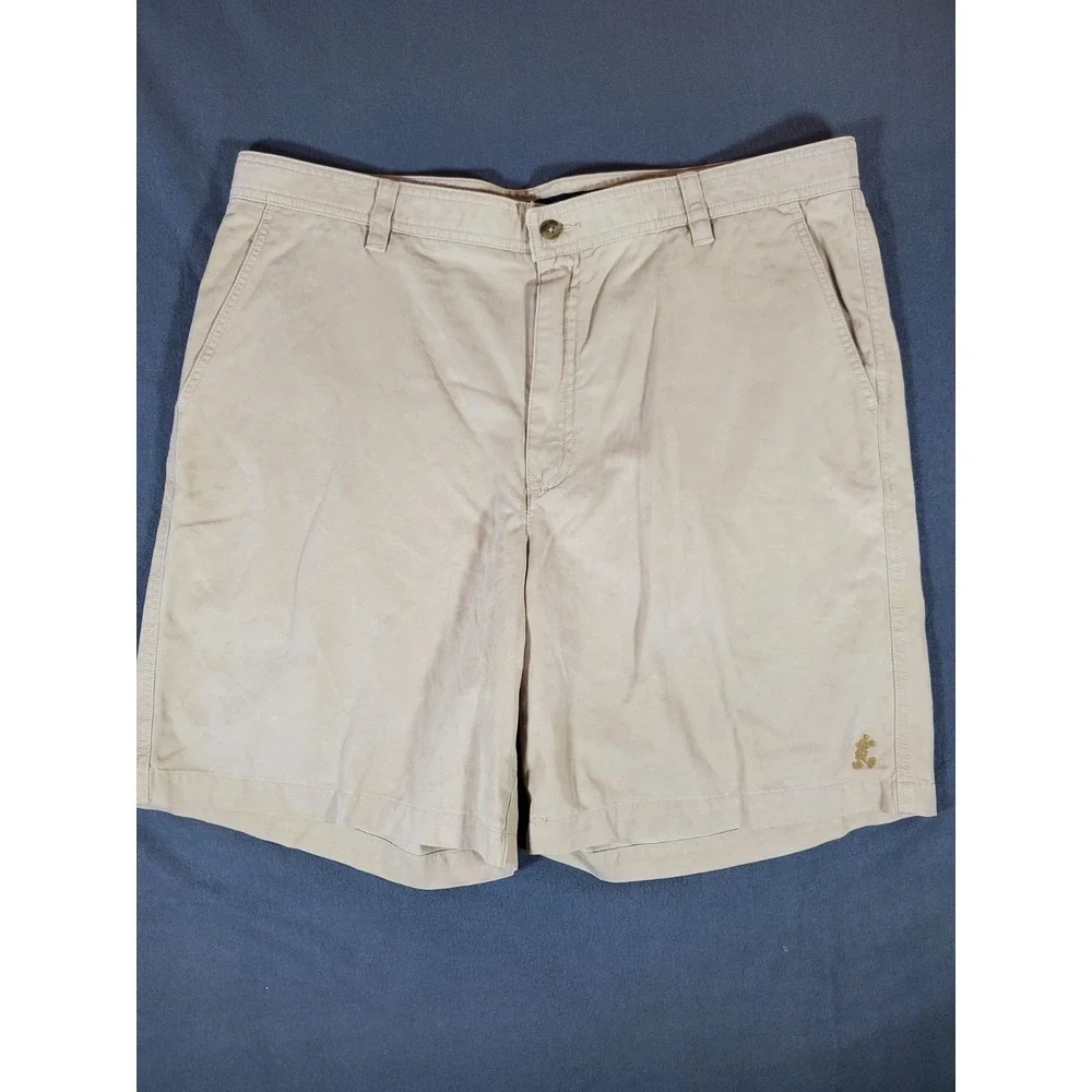 Disney Parks - Mickey Mouse Embroidered Khaki Shorts for Men | 38